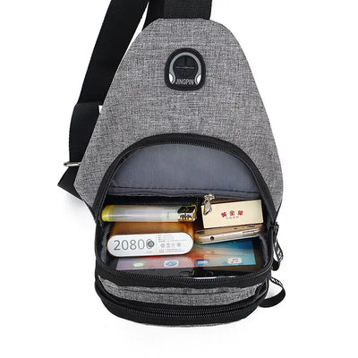Men Women Sling Bag Chest Fanny Packs
