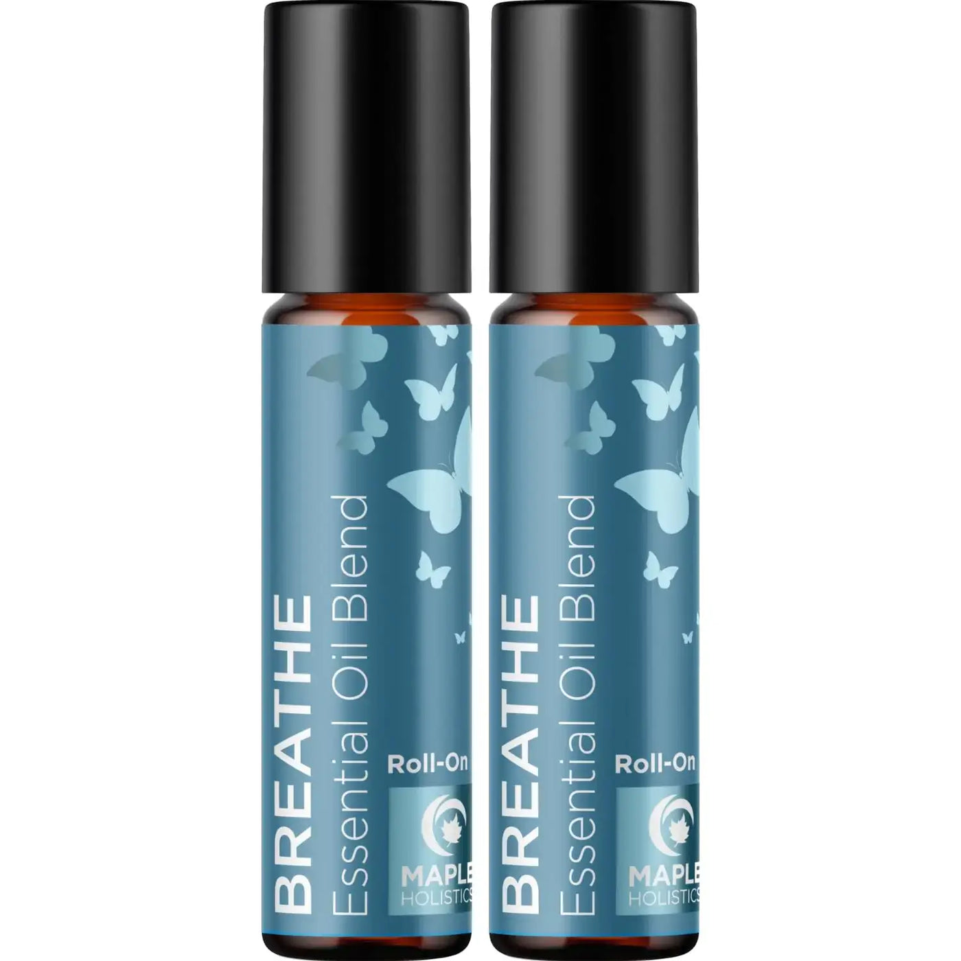Breathe Essential Oil Roll On - Aromatherapy blend in convenient roll-on bottles for relaxation and easy breathing.