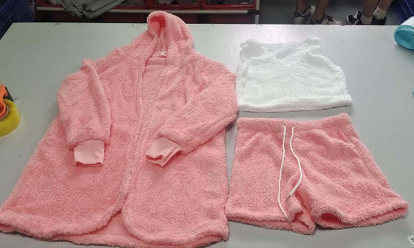 3pcs Womens Clothing Long Sleeve Crop Tank Top