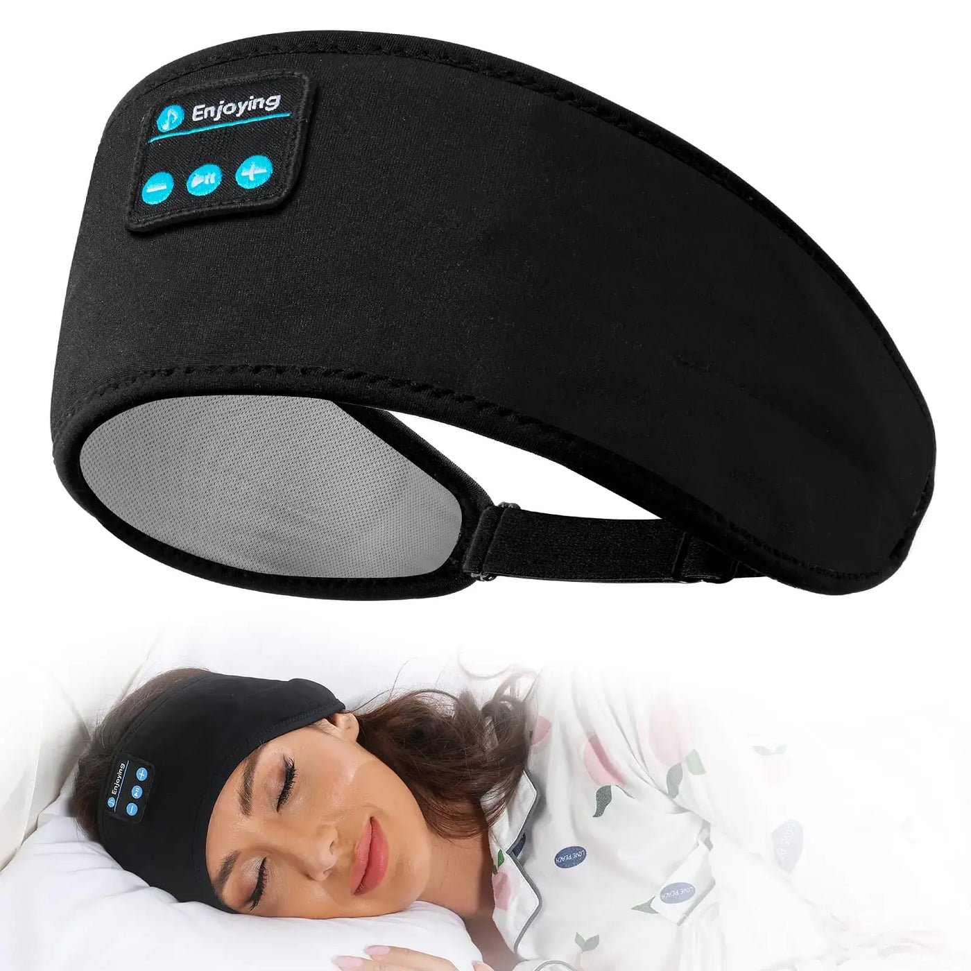 Perytong Sleep Headphones Bluetooth Headband