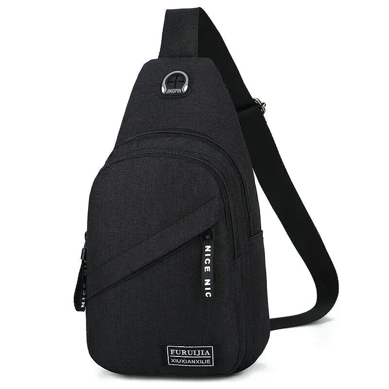Men Women Sling Bag Chest Fanny Packs
