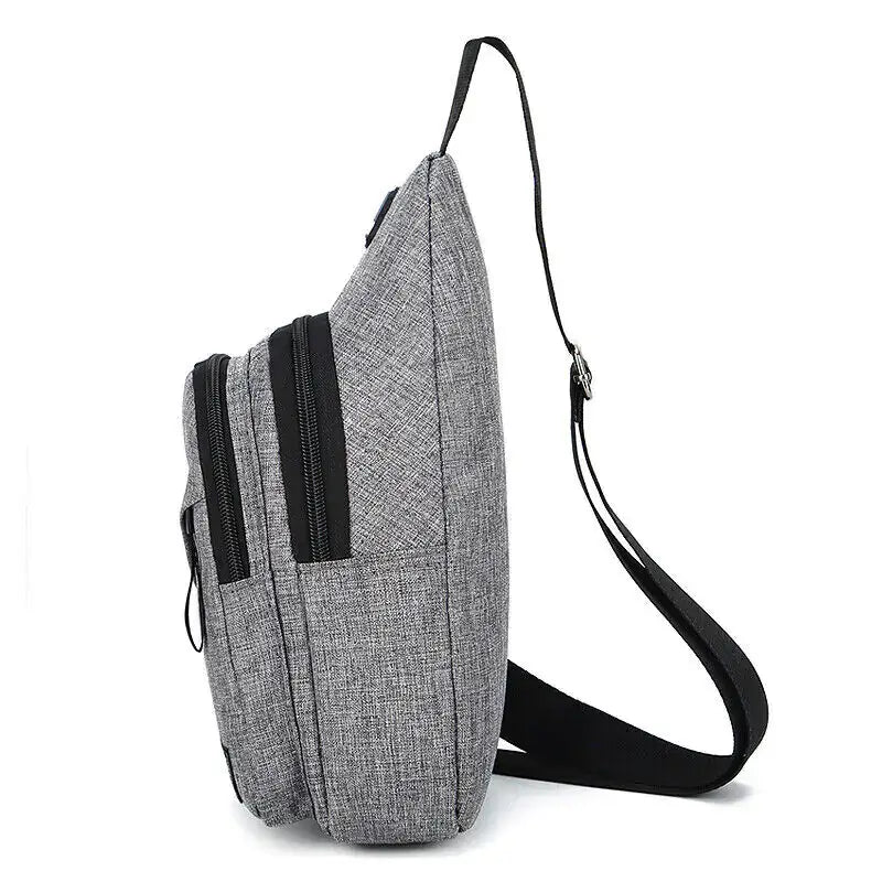 Discover stylish Men & Women Sling Bag Chest Fanny Packs – durable, lightweight, and versatile for travel, hiking, and everyday use. Hands-free convenience with multiple compartments and adjustable strap for a perfect fit.