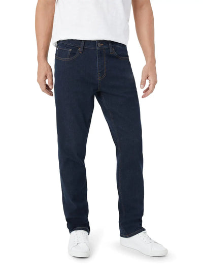Straight Leg Comfort Stretch Denim Jeans