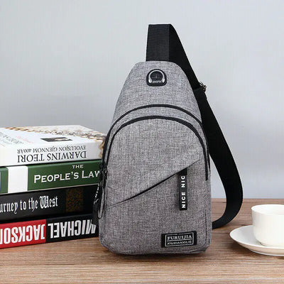 Men Women Sling Bag Chest Fanny Packs